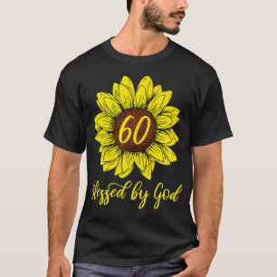 Camiseta Mulheres abençoadas por Deus 60 anos Aniversário