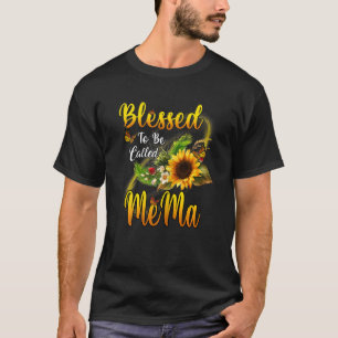 Camiseta Mulheres Abençoadas São Chamadas Mães De Girassol
