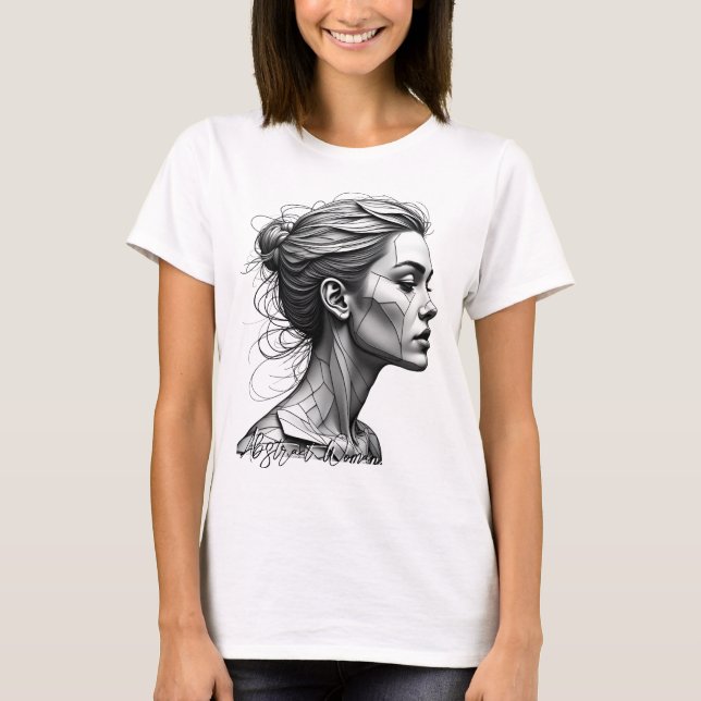 Camiseta Mulheres abstrato (Frente)