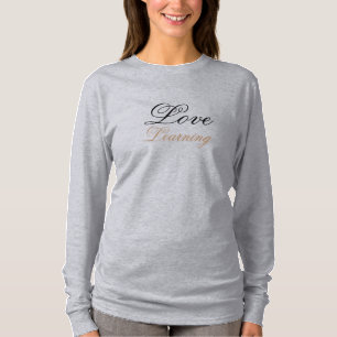 Camiseta Mulheres adoram aprender inspiração maravilhosa