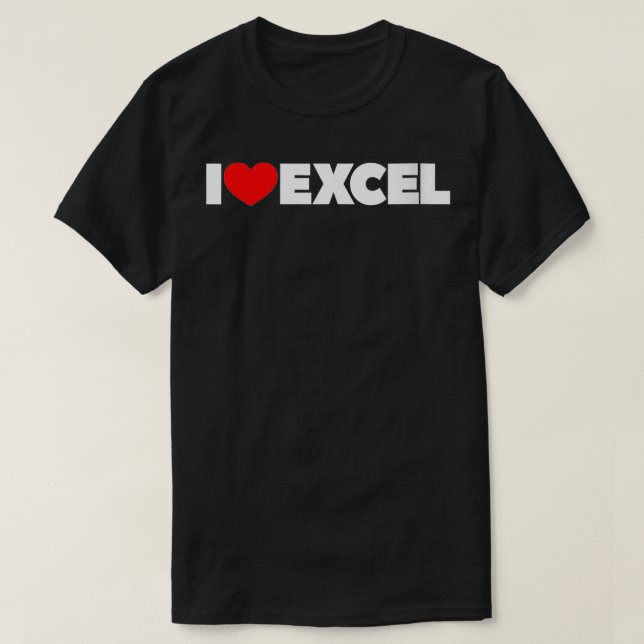 Camiseta Mulheres Adoro Excel Excel VNeck (Frente do Design)