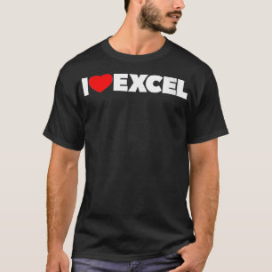 Camiseta Mulheres Adoro Excel Excel VNeck