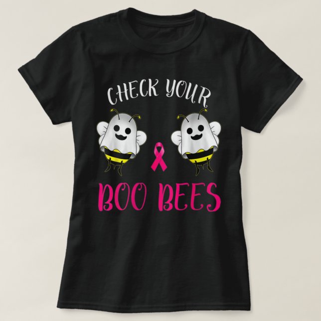 Camiseta Mulheres Advertência Ao Cancer Da Mama Engraçado V (Frente do Design)