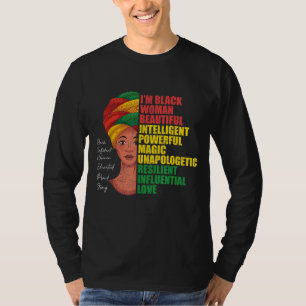 Camiseta Mulheres africanas Africanas História Negra Americ