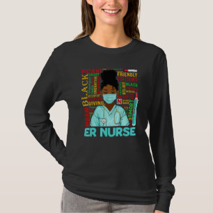 Camiseta Mulheres Afro-Americanas Negras Enfermeiras Negras
