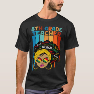 Camiseta Mulheres Afro-Inteligentes Escuras História Negra 