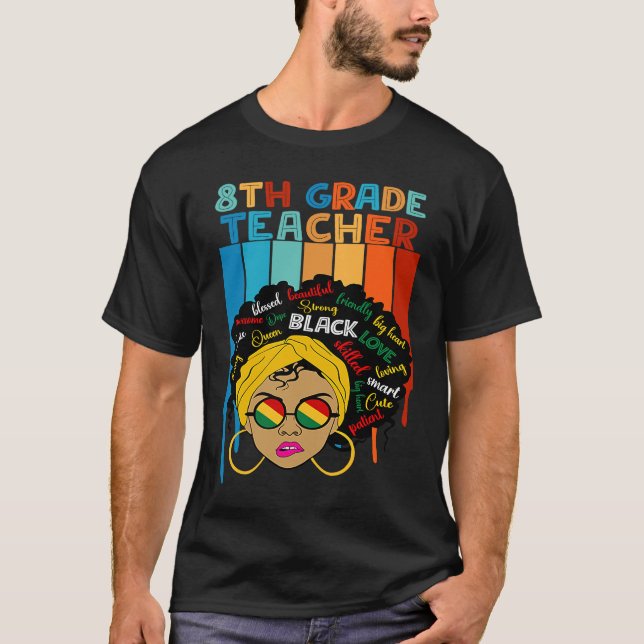 Camiseta Mulheres Afro-Inteligentes Escuras História Negra  (Frente)