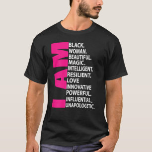 Camiseta Mulheres Afro Menina Eu Sou Mulher Negra Bela Magi