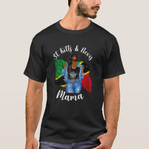 Camiseta Mulheres Afro Ruas Kitts E Nevis Mama Ama Café C