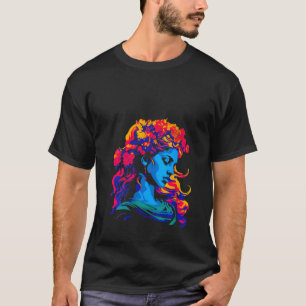 Camiseta Mulheres Afrodite Pescoço Grego V