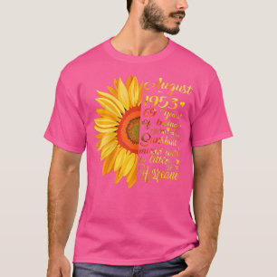 Camiseta Mulheres Agosto Meninas 1953 Aniversário Presente