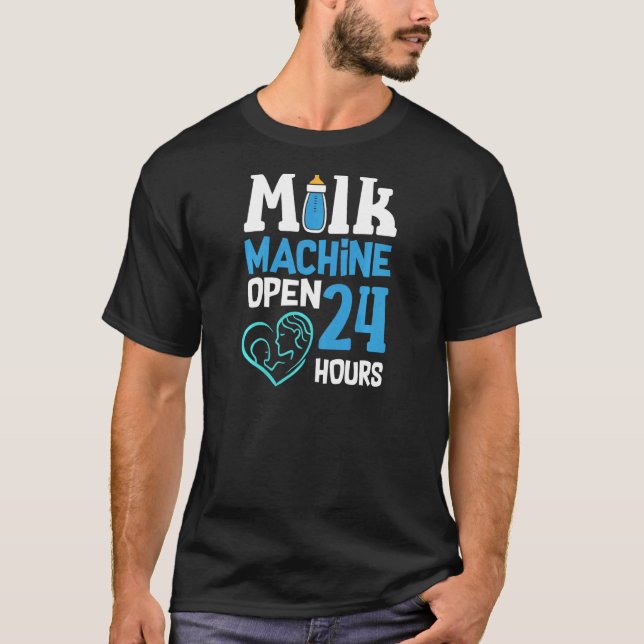 Camiseta Mulheres Aleitando Recém-Nascidos Leite (Frente)