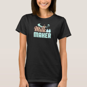Camiseta Mulheres Aleitando Recém-Nascidos Leite