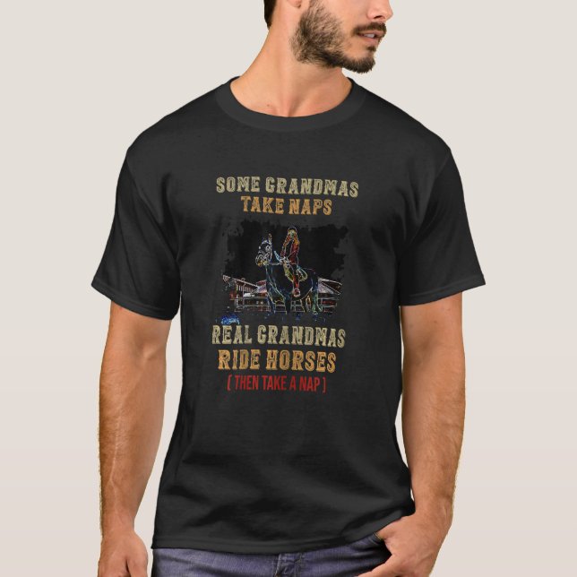 Camiseta Mulheres Algumas Avós Tomam Sapos Vovó De Verdade, (Frente)