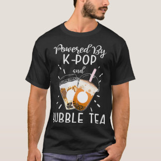 Camiseta Mulheres Alimentadas Por Boba Tea Bubble KPOP Core