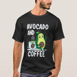 Camiseta Mulheres Amantes de Abacate e Café Keto Vegano Veg