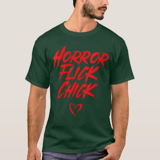 Camiseta Mulheres Amantes de Filmes de Terror Feminino Deco