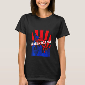 Camiseta Mulheres Americana, Cidade, Bandeira, BJJ, Jiu Jit