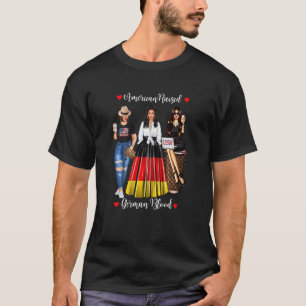 Camiseta Mulheres Americanas Levantam O Sangue Alemão, Band