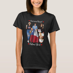 Camiseta Mulheres Americanas Levantam Sangue Chileno Bandei