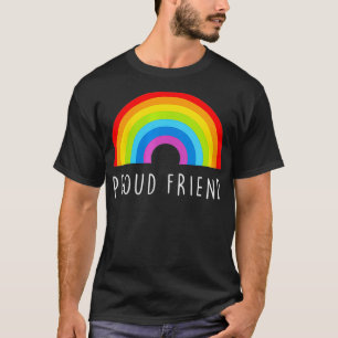 Camiseta Mulheres Amigos orgulhosos orgulho gay VNeck1