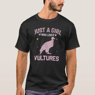 Camiseta Mulheres Animais Apenas Uma Menina Que Ama Abutres