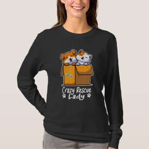 Camiseta Mulheres Animais Loucas Em Salvamento