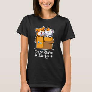 Camiseta Mulheres Animais Loucas Em Salvamento