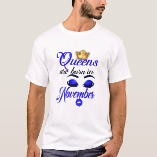 Camiseta Mulheres Aniversários são Nasceres em novembro Sag