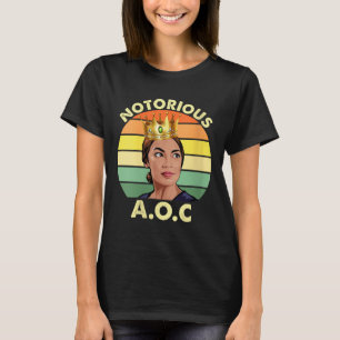 Camiseta Mulheres Aoc Alexandria Ocasio-cortez Primeira Mul