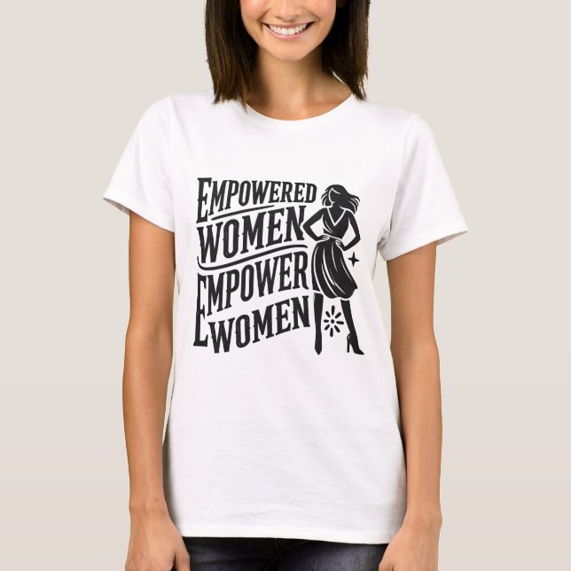 Camiseta Mulheres Apoderadas Empoderam Mulheres - Desi Femi (Frente)