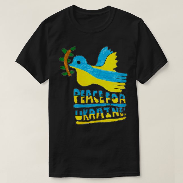 Camiseta Mulheres Apoiam A Ucrânia Eu Sou A Ucrânia (Frente do Design)