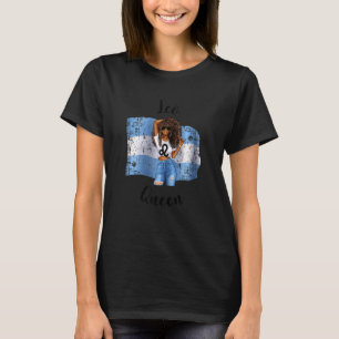 Camiseta Mulheres Argentina Leo Queen Afro Hair African Arg