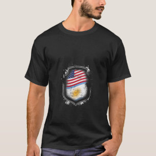 Camiseta Mulheres argentinas - Bandeiras americanas da Arge