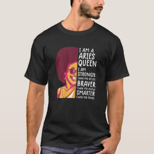 Camiseta Mulheres Aries rainhas Astrologia zodiac Aries gi