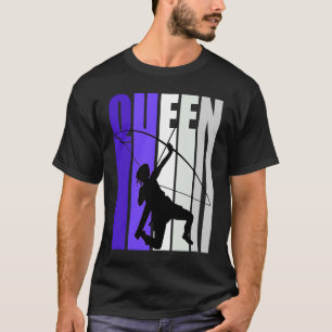 Camiseta Mulheres Arrebatamento Roxo Rainha Aniversário Col