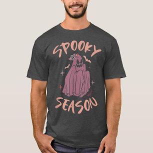 Camiseta Mulheres assustadas assustadoras Boo Halloween fan