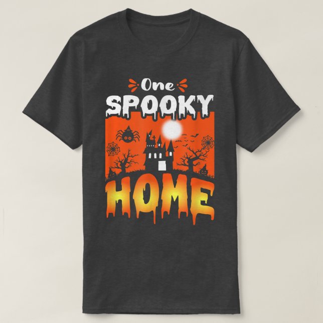 Camiseta Mulheres Assustadas Design de Halloween (Frente do Design)