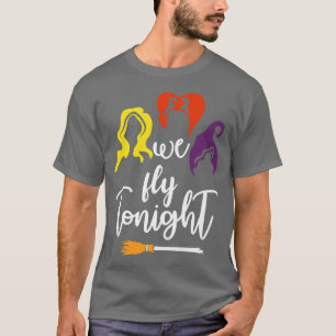 Camiseta Mulheres assustam o Halloween que voamos hoje à no