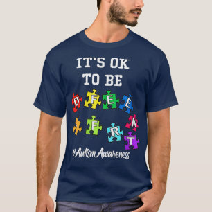 Camiseta Mulheres Autismo Aceitação Homens Advertência Cria