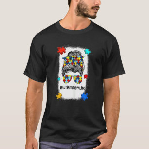 Camiseta Mulheres Autismo Mãe A Vida Mensageira Sofrida Por