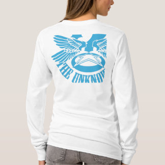 Camiseta Mulheres Azuis Feitas com Hoody