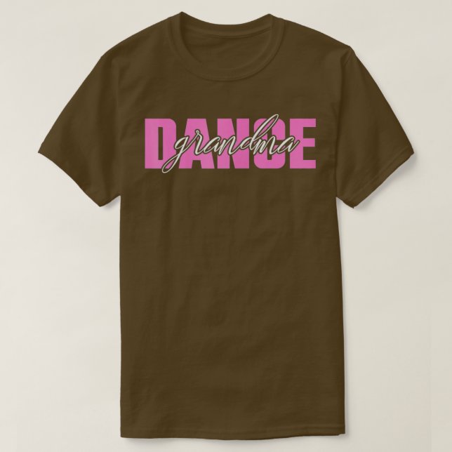 Camiseta Mulheres Ballerina Dancer Dança Avó Dançando (Frente do Design)