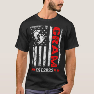 Camiseta Mulheres - Bandeira Americana Promovida Para As Mã