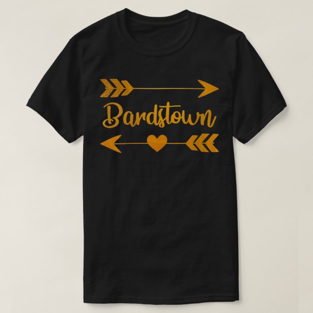 Camiseta Mulheres BARDSTOWN KY KENTUCKY Funny City Roots (Frente do Design)