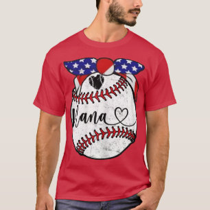 Camiseta Mulheres Baseball Mãe Tball Mama Baseball Avó Cu