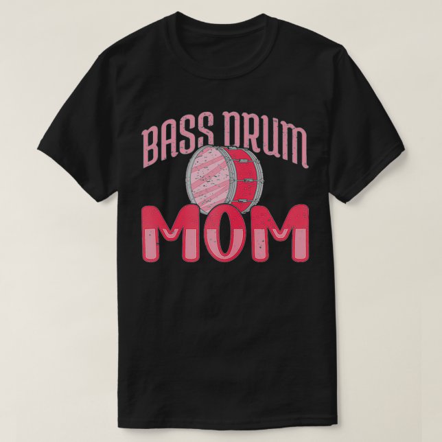 Camiseta Mulheres Bass Drum Mãe (Frente do Design)