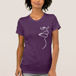Camiseta MULHERES BEIJANDO DO LADO ESQUERDO - BRANCO -.png