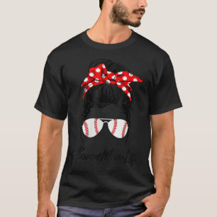 Camiseta Mulheres beisebol Bônus Mãe A Vida Mensageira