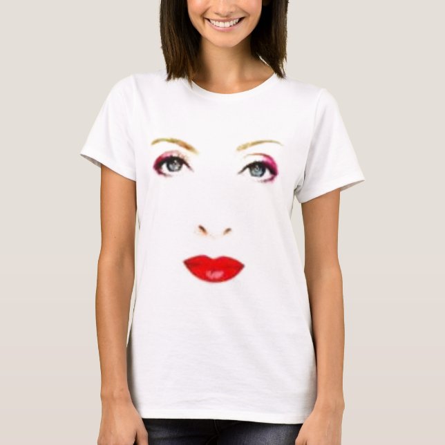 Camiseta Mulheres Beleza Esparsa (Frente)